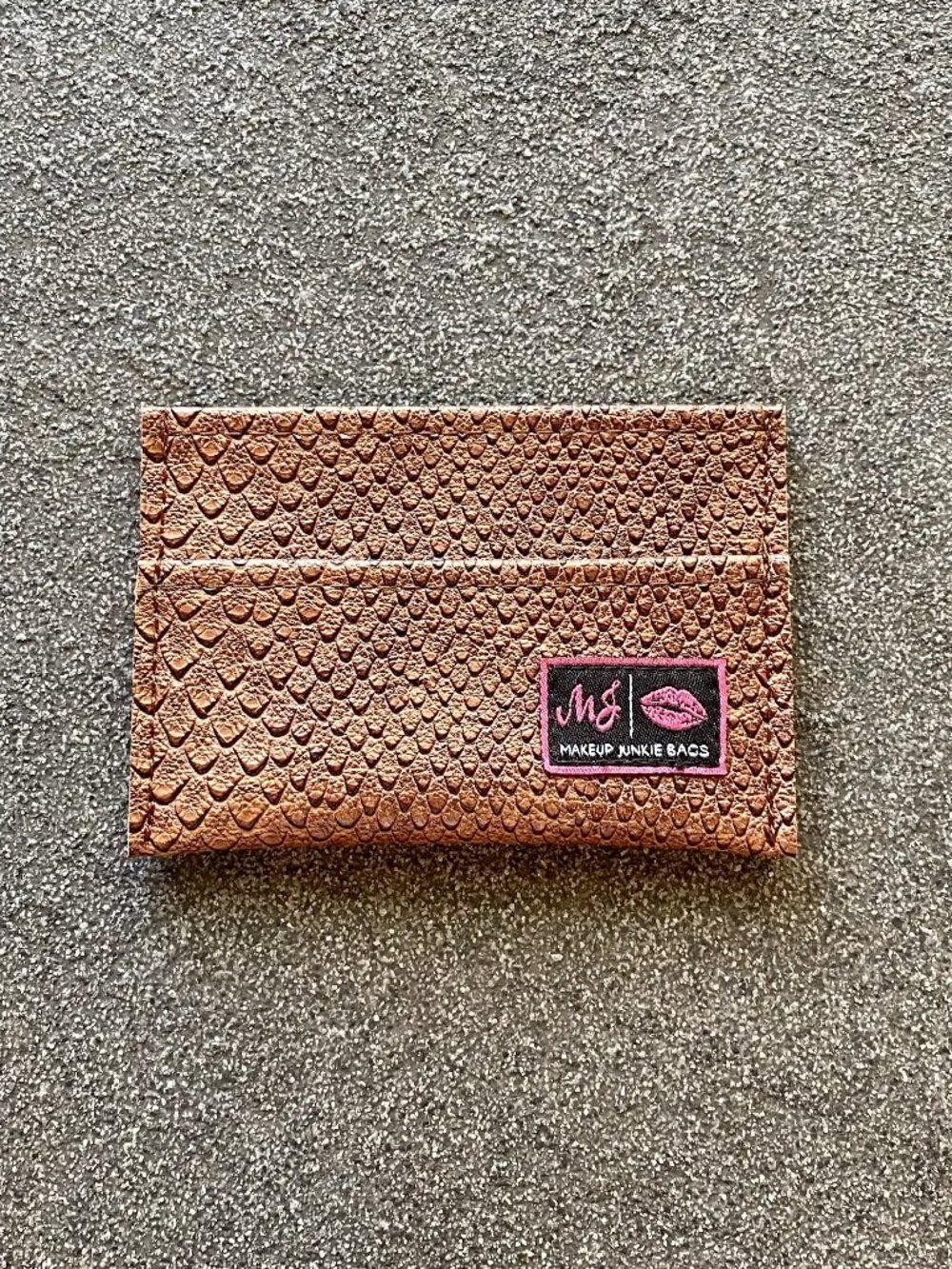 Makeup Junkie Game Day Card Holder - CHOC. COBRA